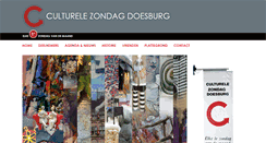 Desktop Screenshot of culturelezondagdoesburg.nl
